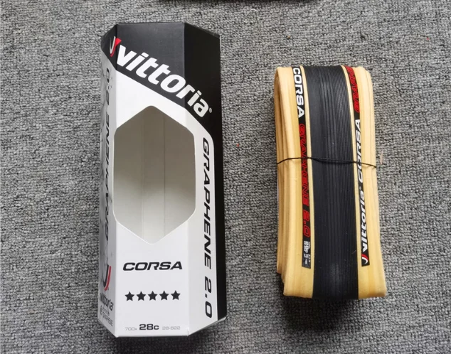 Bike tire Vittoria Corsa G+ Competition Graphene 2.0 700 x 28C Tan 320 TPI 700C Cycing Road Bicycle Clincher Tyre