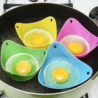 silicone egg poacher poached egg mold pan mould bowl rings cooker boiler kitchen cooking tool