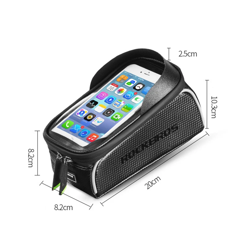 Непромокаемый держатель для велосипедной сумки с передней трубкой