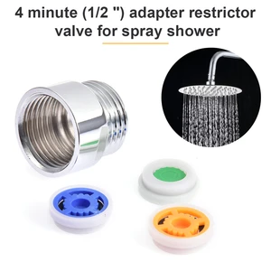Shower Flow Reducer Limiter Set Up to 70% Water Saving 4 L/min Shower Hose Water Limiters Set For Bathroom Accessories