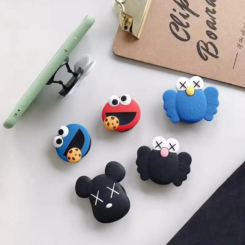 Универсальный кронштейн для мобильного телефона с милым 3D животным подушкой