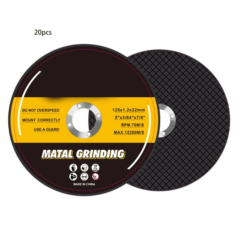 

20 Pack/Set Premium Thin Cut-Off Wheel for Metal Stainless Steel Angle Grinder 1.6MM Cutting Tool Accessory