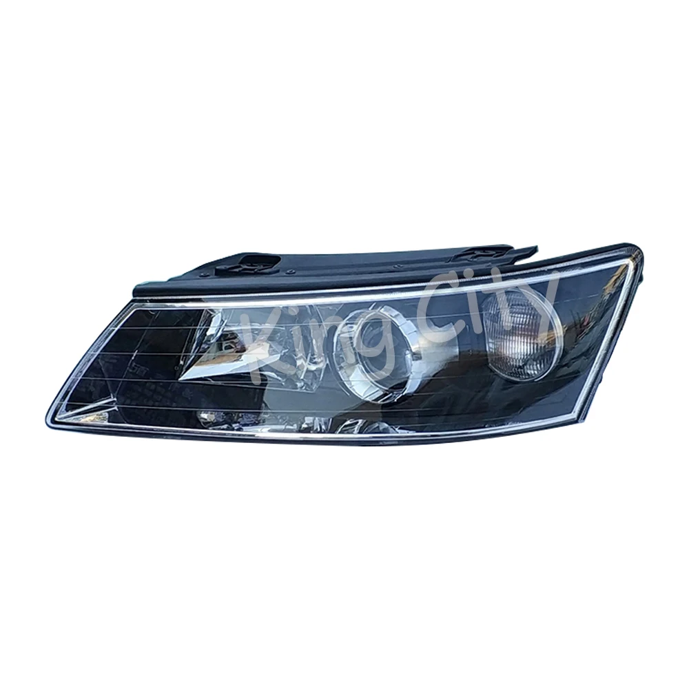 Capqx для Hyundai Sonata NF 05-10 автомобильный ПЕРЕДНИЙ БАМПЕР фара передняя фара для вождения налобный фонарь в сборе белый/черный фон
