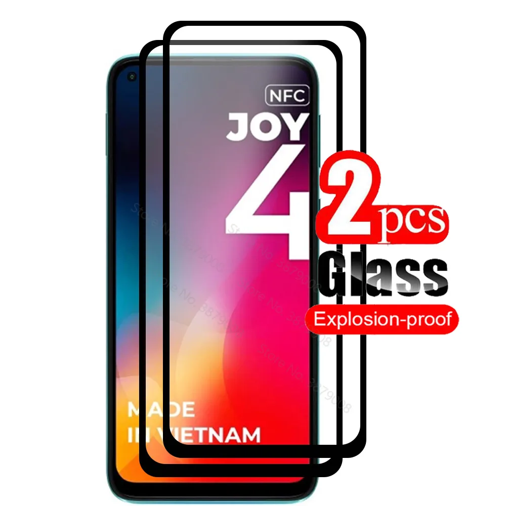 

Защитное стекло с полным покрытием для Vsmart Joy 4, защитное закаленное стекло для V Smart Joy4, Joy 3 Plus, 3 Plus, защитная пленка, 2 шт.
