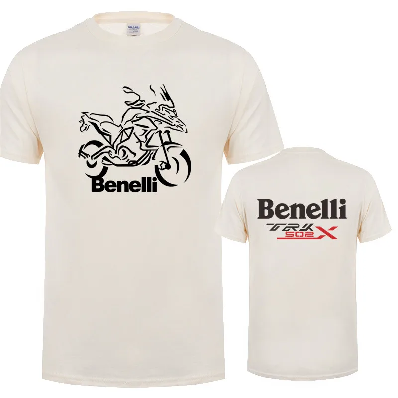 

New Benelli TRK 502X Men Tshirt Fashion Summer Cotton O-neck Mans T Shirts Tops