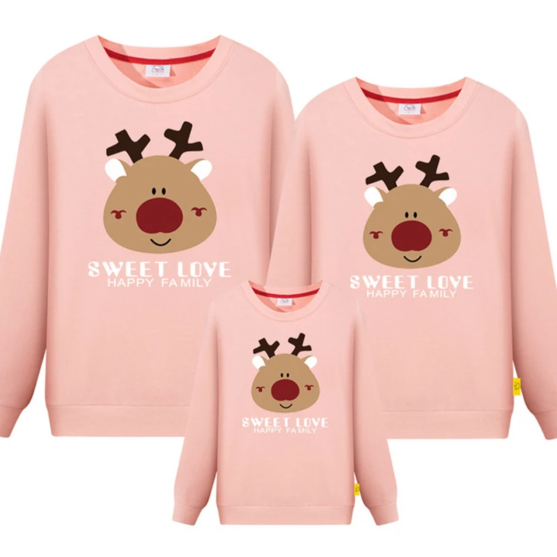 Модный Семейный комплект Рождественская Толстовка с капюшоном индивидуальный