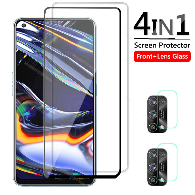 

For Oppo Realme 7 Pro Protective Glass 7i On Realme X7 Pro Screen Protector And Camera Lens Tempered Glas Film Realmi 7Pro X7Pro