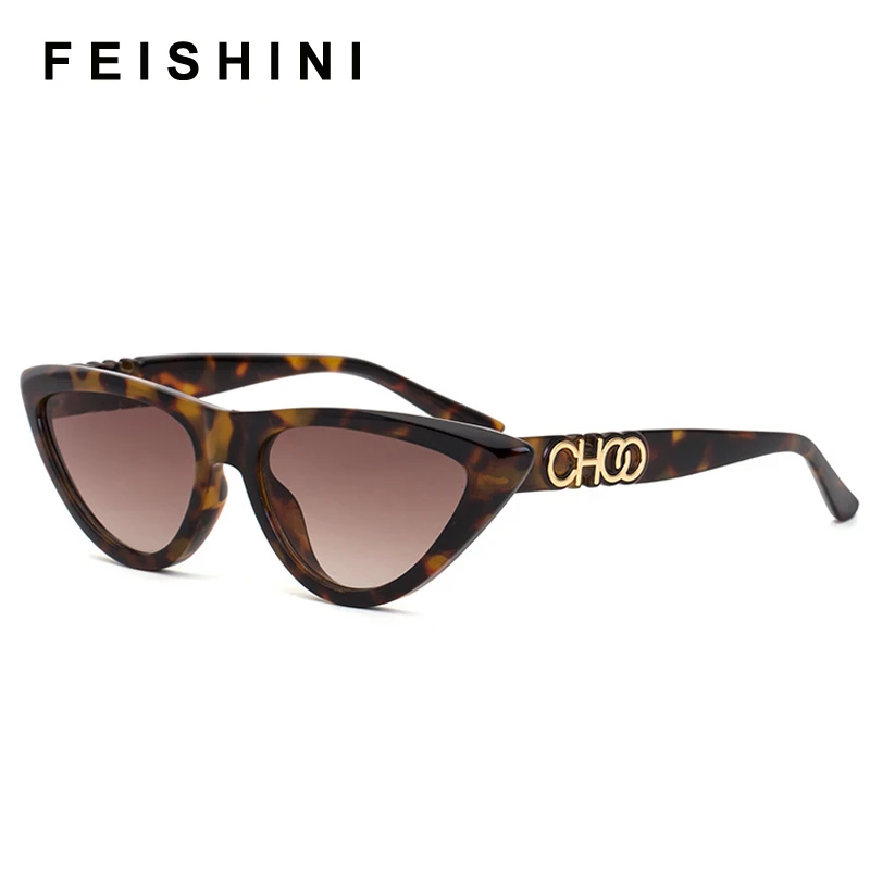 

Fashion 2022 Luxury Flat Top Quality Cat Eye Sunglasses Women Vintage Black Elegant Oculos Red Summer Sun glasses Ladies UV400