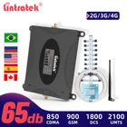 Усилитель сигнала Lintratek 4G LTE 1800 МГц CDMA GSM 2G 3G UMTS DCS 2100 повторитель 850 900 Усилитель сотовой связи Антенна Yagi полный комплект
