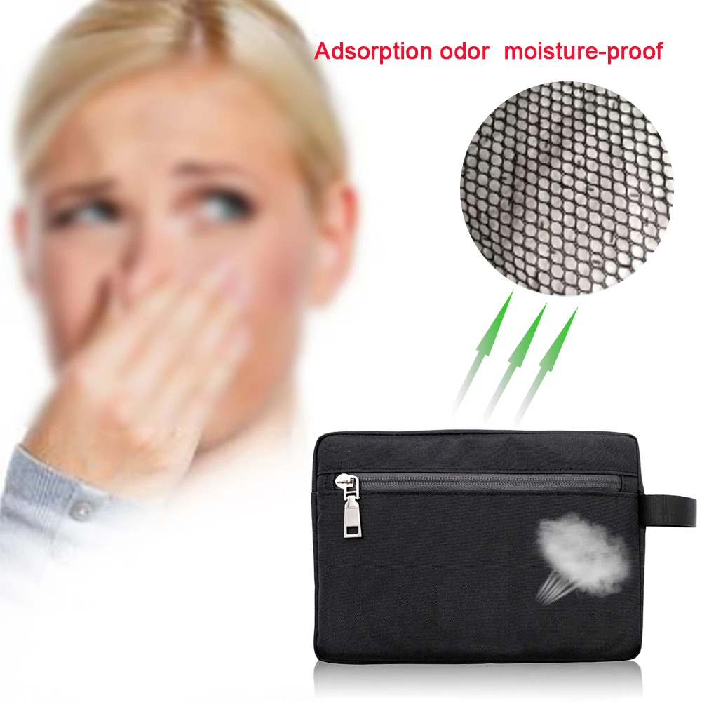 Convenient Outdoor Container Odor Proof Eliminate Scents Waterproof Home Activated Carbon Functional Practical Smell Bag | Дом и сад
