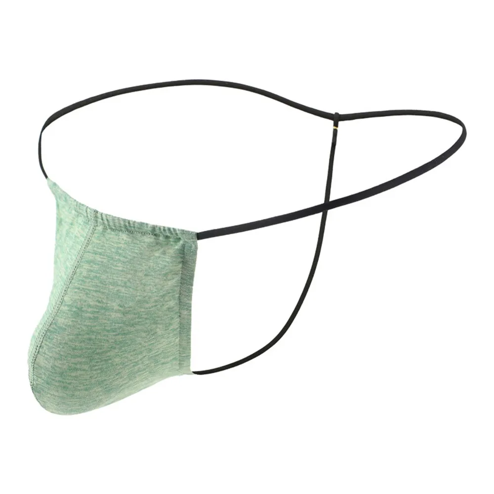 Стринги мужские с низкой посадкой пикантное эластичное нижнее белье со съемным