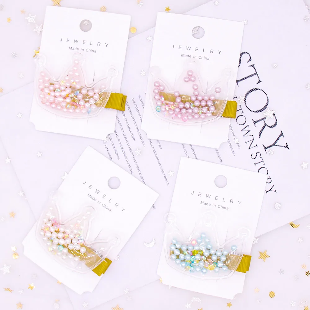 1/2Pcs/set Waterproof Mini Jelly Bows Hair Clips for Girls Glitter Knot Pool/Swim Bows PVC Hairbows Hairpin Party Kids Headwear