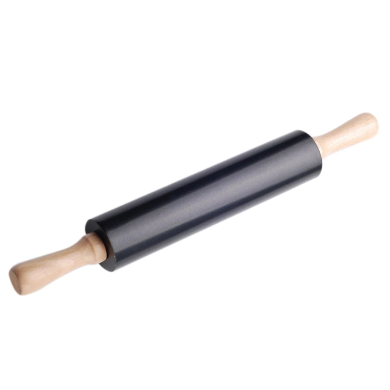 

Non-Sticky Steel Rolling Pin Roller Movable Flour Roll Stick Skin Artifact Rolling Pin Bread Stick