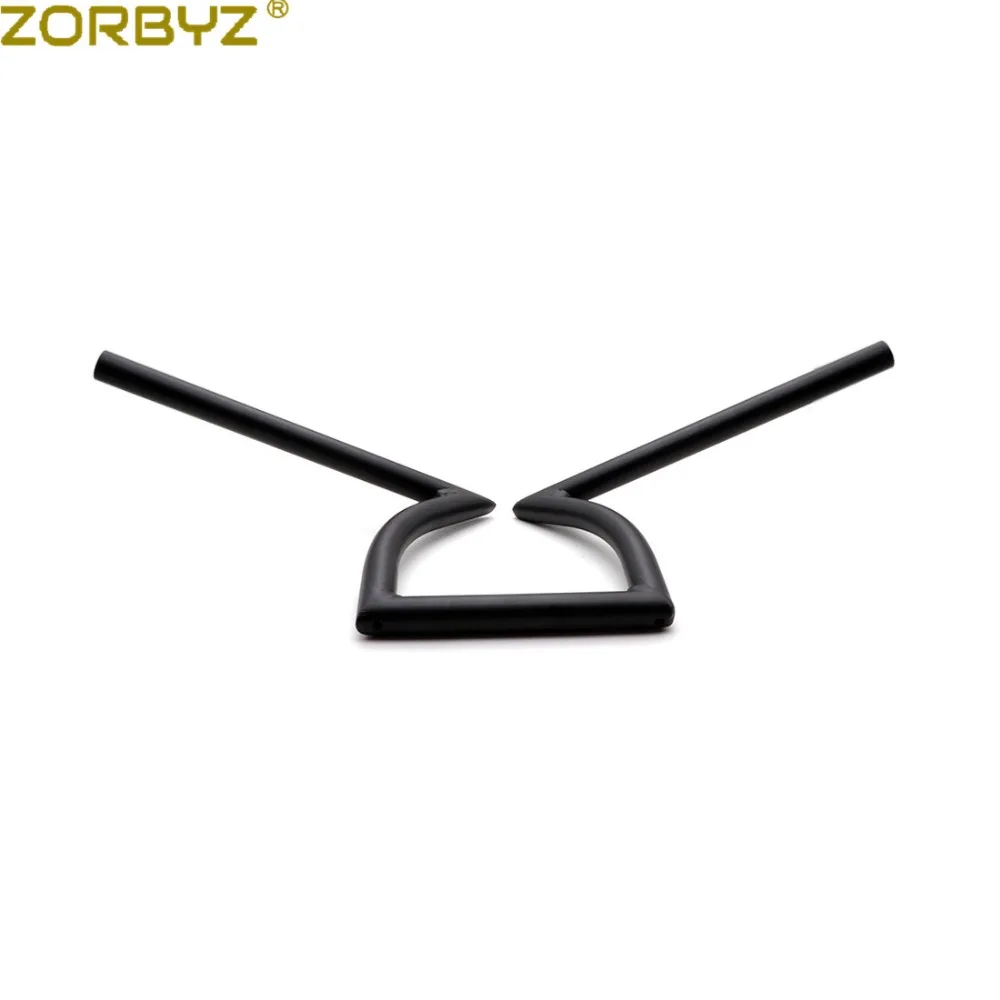ZORBYZ " 25 мм мотоциклетные металлические черные/хромированные рукоятки Z для Harley Chopper Bobber на заказ