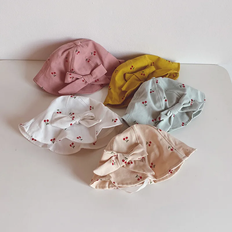 Панама с широкими полями и принтом для девочек мягкая хлопковая шляпа от солнца