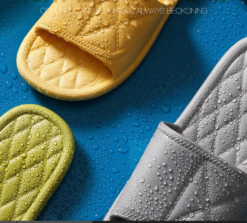 

Тапочки женские летние с мягкой подошвой, Нескользящие, пластиковые