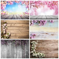 wooden plank spring flowers photography backdrop birthday food portrait party decorations background photographic photo studio