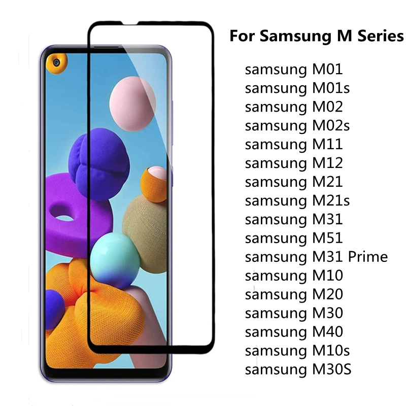 

3 шт. Защитное стекло для Samsung Galaxy M40 M30 M20 M10 M02 M21S M31S закаленное защитное стекло для экрана M01 M11 M21 M31 M51