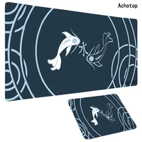 800x300 cute fish 1pc large soft rubber mouse pad office computer desk mat modern table game keyboard laptop cushion accessories