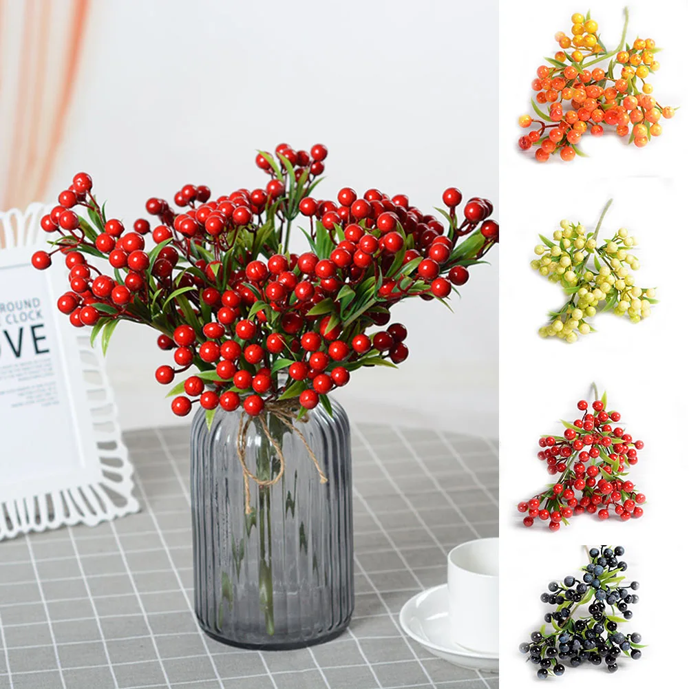 

Ivy Red Berry Berries Bush Bouquet Christmas Vine Holly Xmas Festive Fern Home Office TRYC889