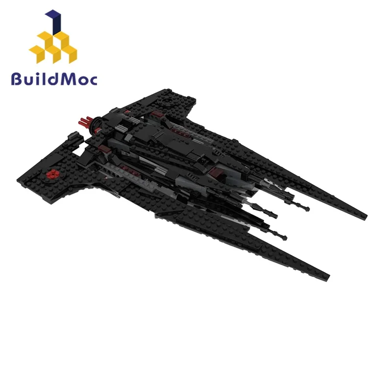 

Buildmoc Movie Star Plan Gauntlet Fighter Vehicle Model Building Blocks 716PCS Bricks MOC Toys for Children DIY Toy Kids Gifts