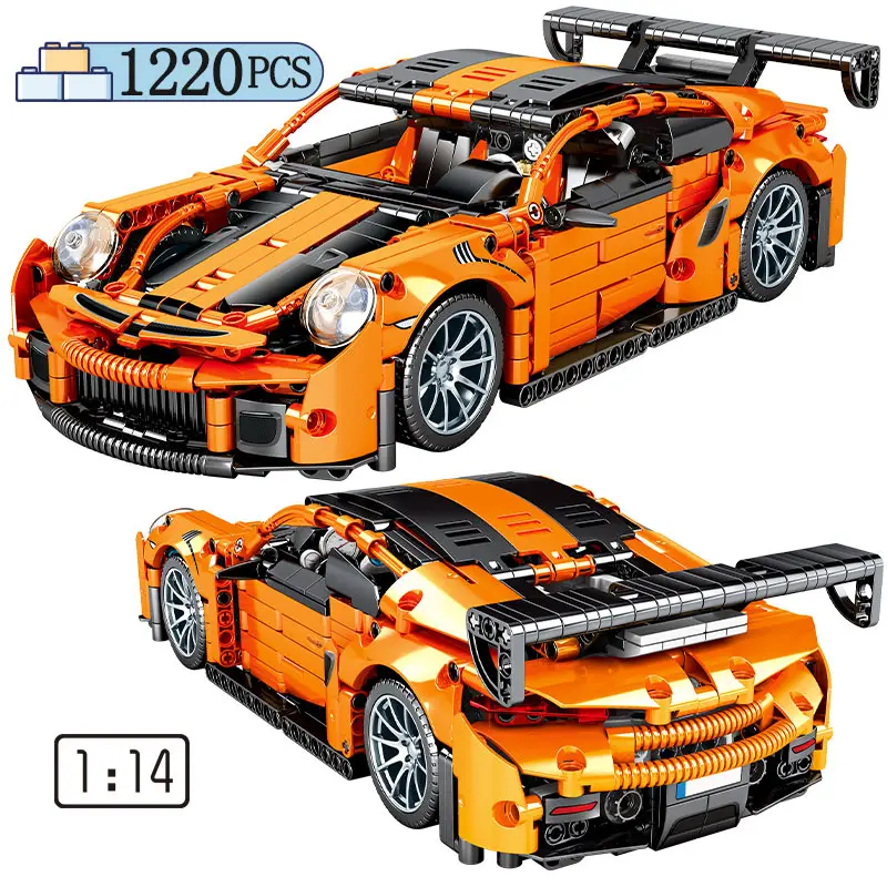 1:14 высокотехнологичных суперкар спортивный автомобиль здание Мпц блоки