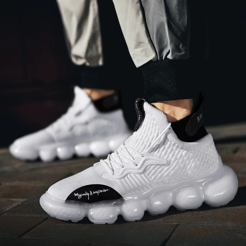 

Hight Top Men's Sports Shoes Comfortable Non-slip Men Running Shoes Hight Quality Male Breathable Casual Walking Shoe Zapatillas