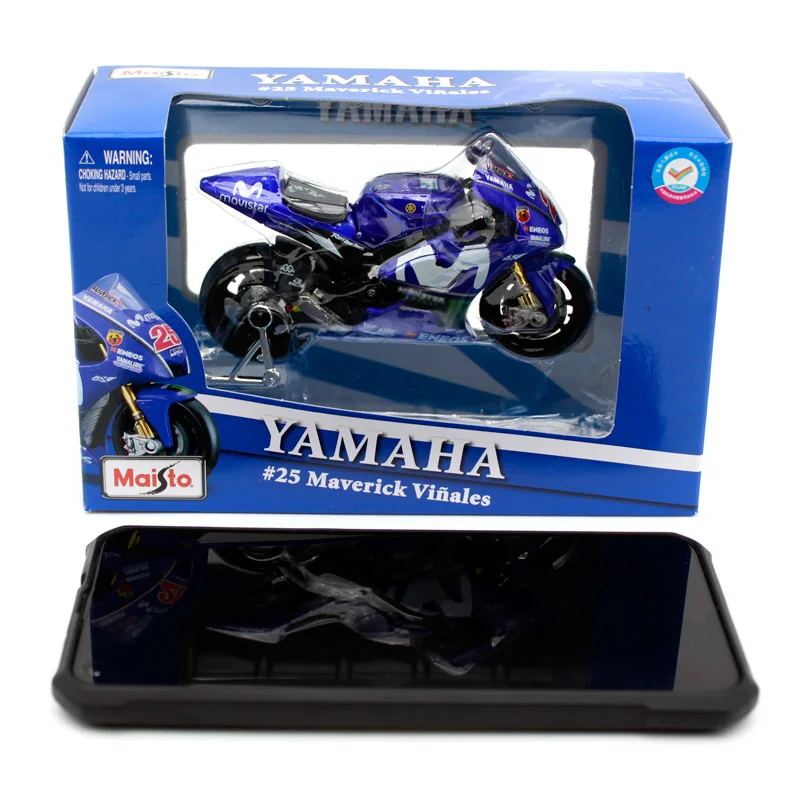 Maisto 1:18 YAMAHA 46# Валентино Росси 25# виньялес модель мотоцикла Moto GP YZR M1 Мотоцикл Модели Diecast коллекция детских игрушек подарки
