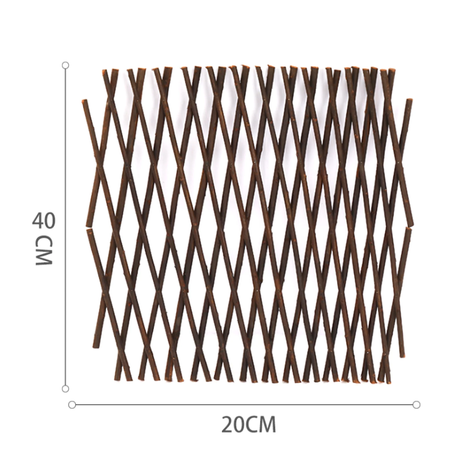 

40CM Lifelike Courtyard Railings Garden Decoration Expandable Plant Natural Fence Waterproof Dampproof Paling
