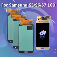 aaaa oled lcd for samsung galaxy s5 s6 s7 display touch screen digitizer assembly replacement without tools