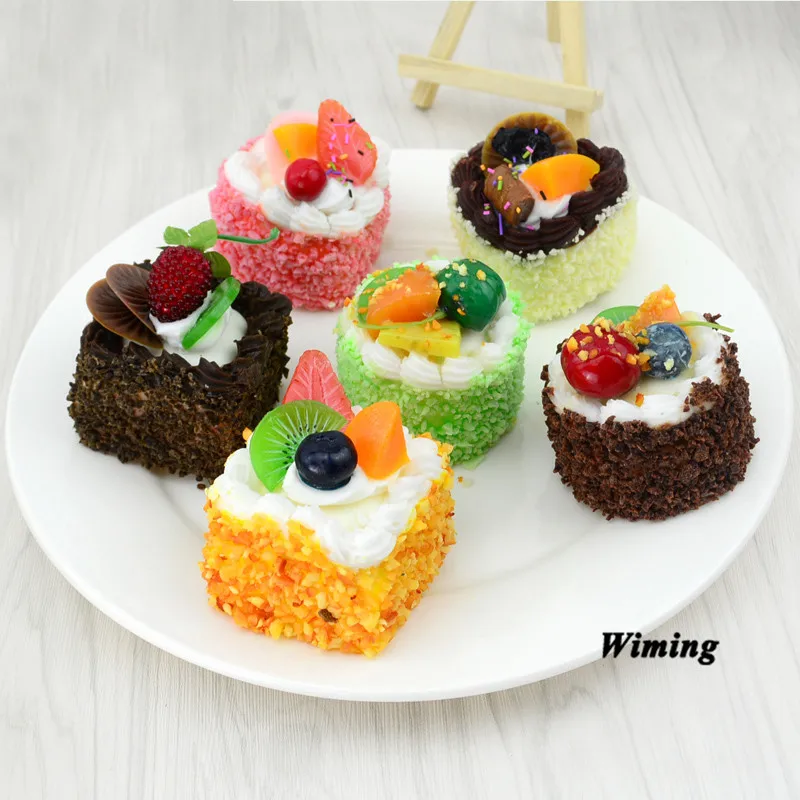 Искусственная Имитация фруктового торта модель искусственного хлеба еда для