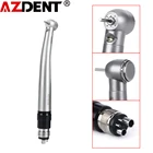 AZDENT 4 отверстия стоматологический наконечник светодиодный E-генератор быстрая муфта 4-ходовой распылитель Стандартная головка нажимной патрон