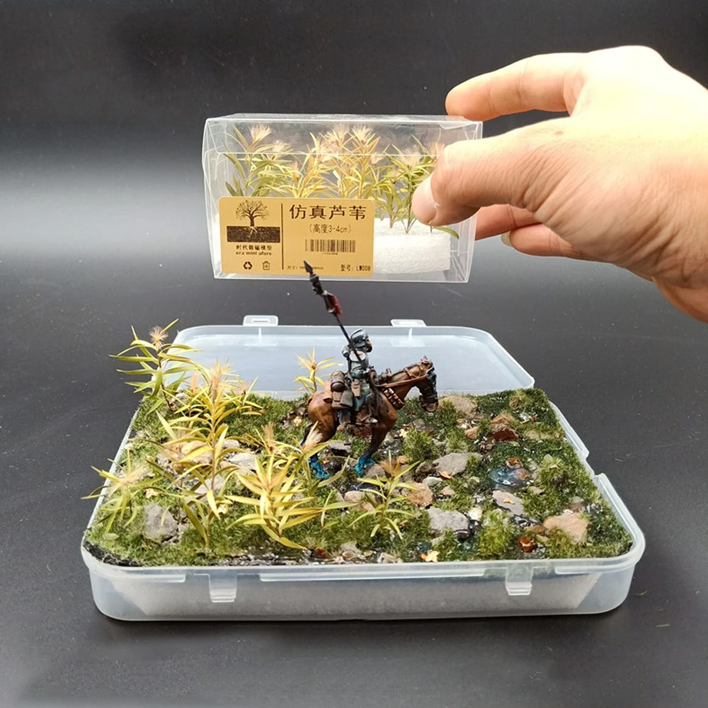 

Модель искусственного тростника 1/35 цветочный кластер растение садовая сцена DIY материал ручной работы микро пейзаж расположение военной с...