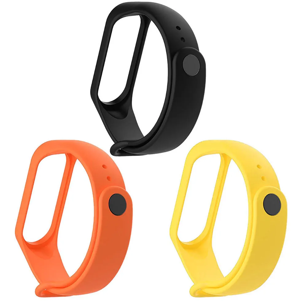 Новое поступление для Xiaomi Mi Band 3 ТПУ цветной ремешок сменный Браслет Смарт