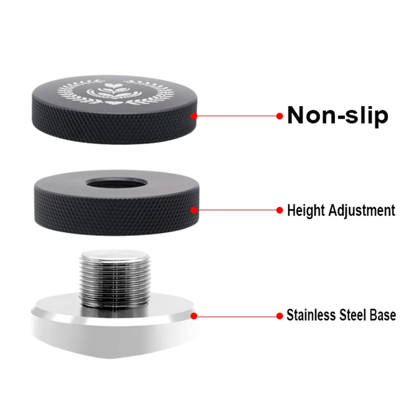 Регулируемый распределительный инструмент для кофе эспрессо из нержавеющей