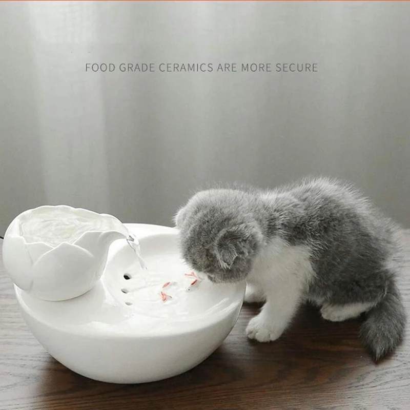 Промо-акция! Pet фонтан воды для домашних животных кошек и собак Керамика автомат