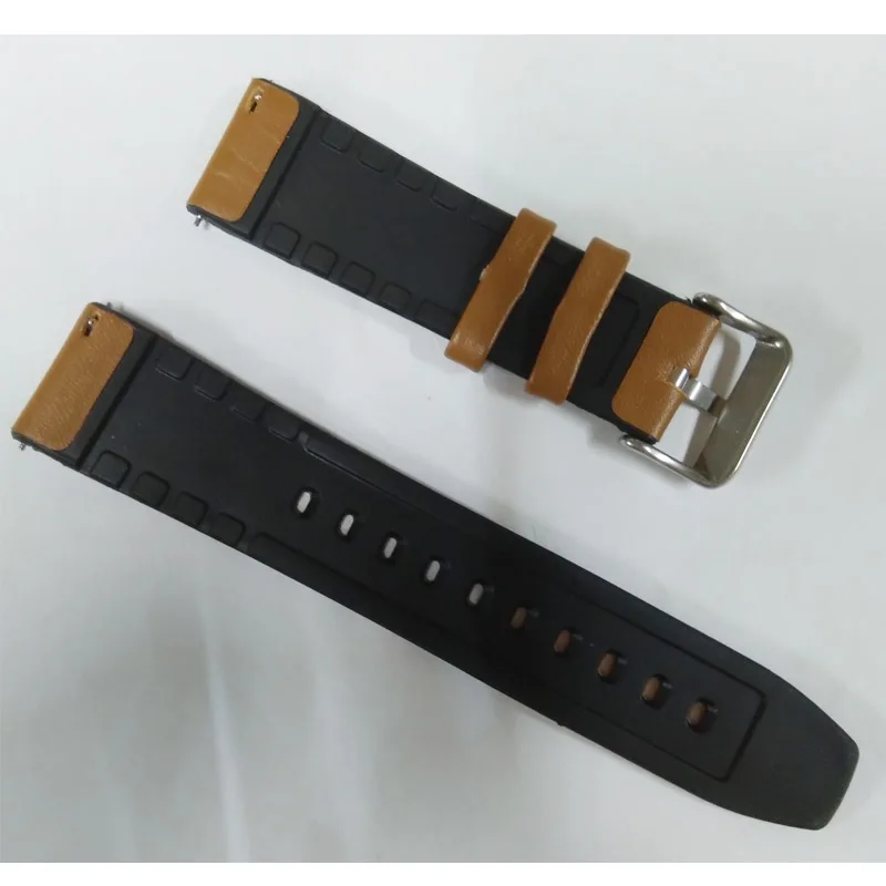 Ремешок кожаный и силиконовый для Amazfit GTR 47 мм браслет Xiaomi Pace 1 / 2 Stratos Huawei Watch GT