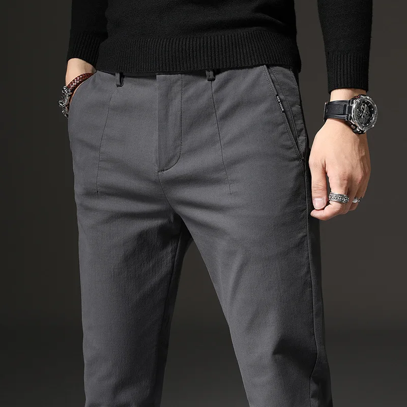 

MRMT 2021 Brand New Men's Casual Pants Men's Youth Korean Elastic Slim Pants Men's Casual Pants Pants