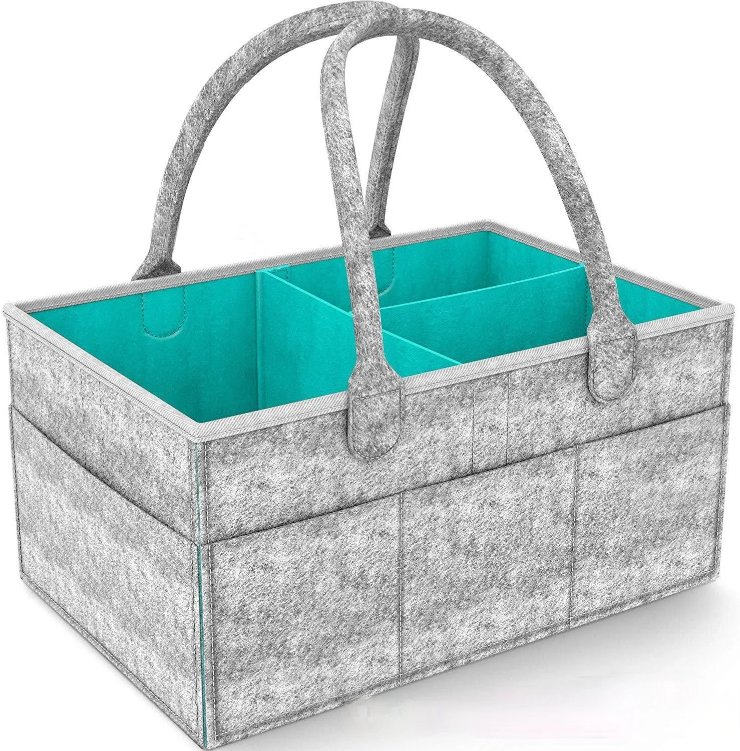

Felt Diaper Storage Bag Storage Bag Newborn Portable Detachable Travel Storage Bag