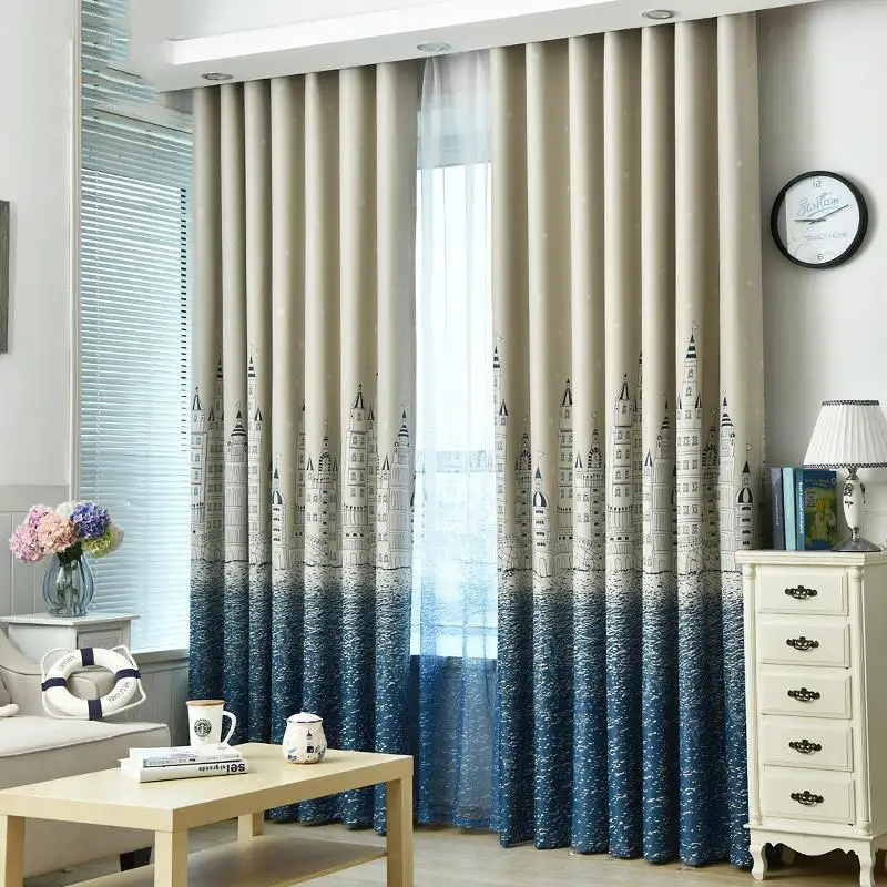 Na Okno окно Европейская кухня салон Zaslony короткая спальня Rideaux для гостиной Cortinas De