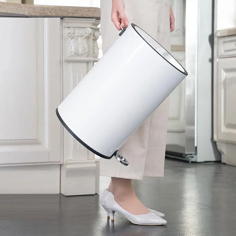 Compost Basura Bag Pattumiera мусорный бак без отходов Cocina Papelera Habitacion Prullenbak Pedal Lixeira мусорное