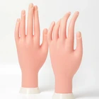 Тренировочная ручка для маникюра, ручная модель для обучения ногтям, гибкий подвижный мягкий принтер для искусственных ногтей, инструмент для маникюра и ногтей