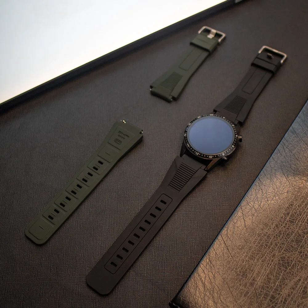 Силиконовый ремешок для часов Huami Amazfit GTR 47 мм/42 мм Bip Youth Lite Samsung Gear