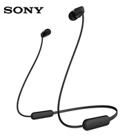 sony wi c200 wireless in ear stereo earphones bluetooth 5 0 sport earbuds magnetic headset handsfree with mic for iphonexiaomi