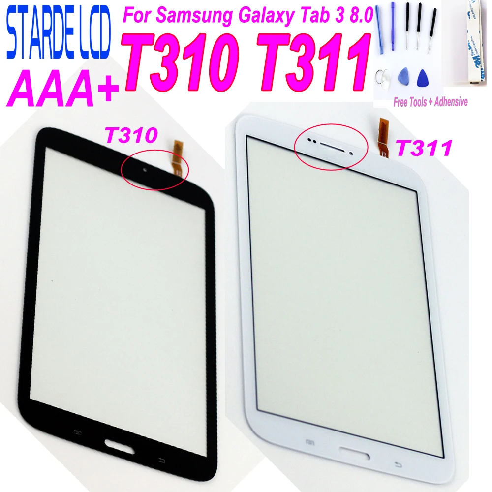 Starde 8 0 сенсорный экран для Samsung Galaxy Tab 3 T310 T311 SM T312 дигитайзер сенсор Tablet PC