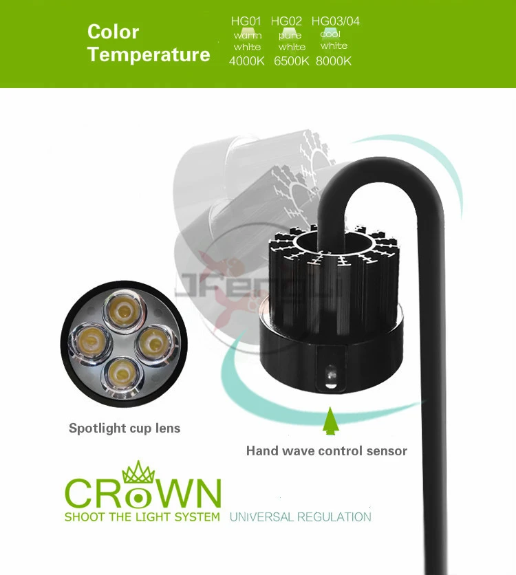 Светодиодный точечный светильник мини садок для рыбы из страз особой формы три