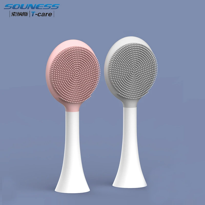 

Replacement Facial Cleansing Brush Head Original for T1/ V1/ V2/ S3/ S4/ X1 Sonic Electric Toothbrush Massage Brush