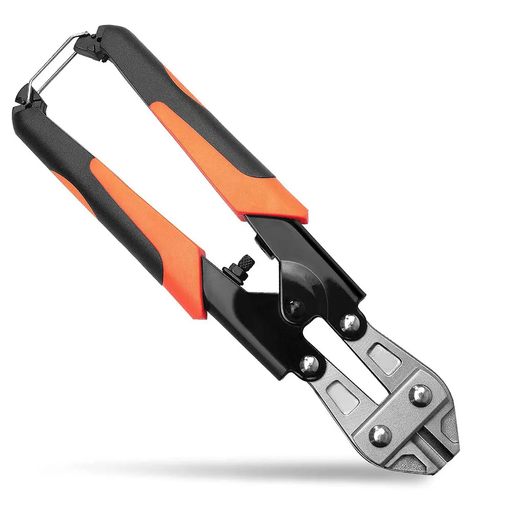 

Wire Shear Bolt Plier Cutters Heavy Duty Steel Wire Pliers Shearing Cable Slice Tool Rubber Rope Shears Grip White Head 8Inch