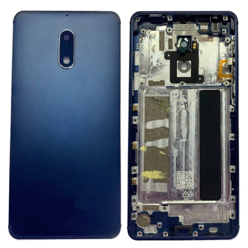 Оригинальная задняя крышка батарейного отсека панель Корпус для Nokia 6 Крышка с