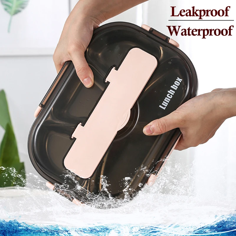 Ланч бокс для детей и взрослых из нержавеющей стали 304 герметичная коробка Bento